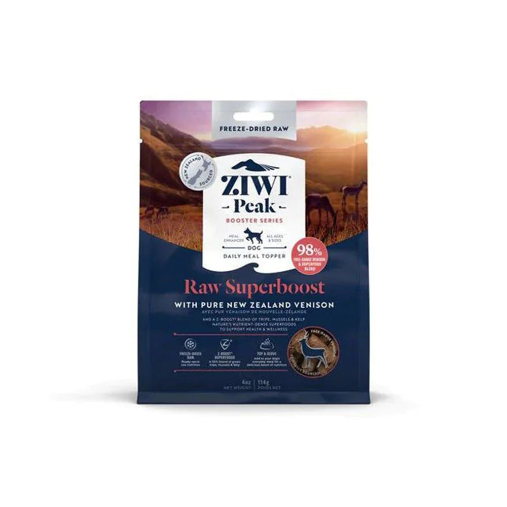 ZIWI Peak Raw Superboost with Venison Freeze-Dried Dog Food