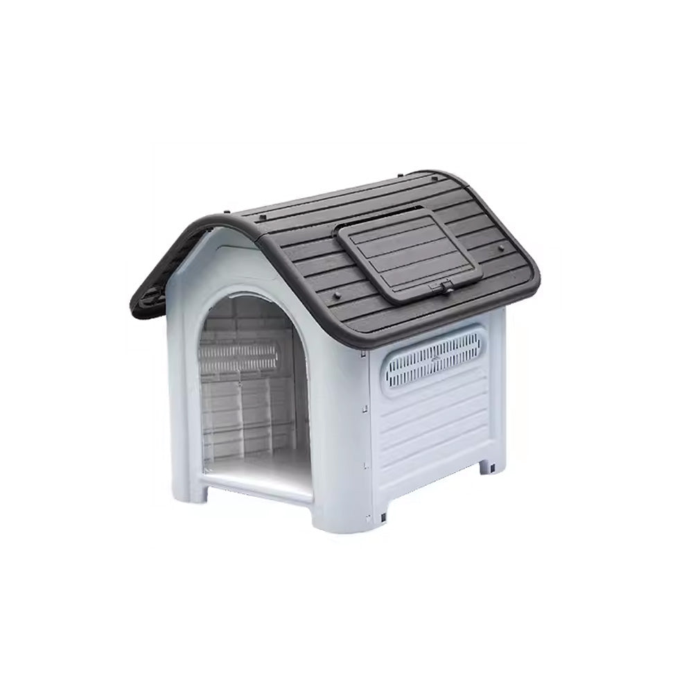 Outdoor Full Seasons Dog House With Skylight L