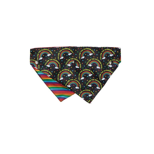 FUZZYARD Follow The Rainbow Baby Bandana for Medium and Large Dogs