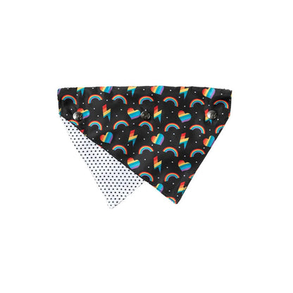 FUZZYARD Rainbow Stylin Bandana for Medium and Large Dogs