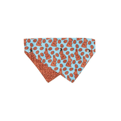 FUZZYARD Chocolate Bunny Bandana for Small & Medium Dogs