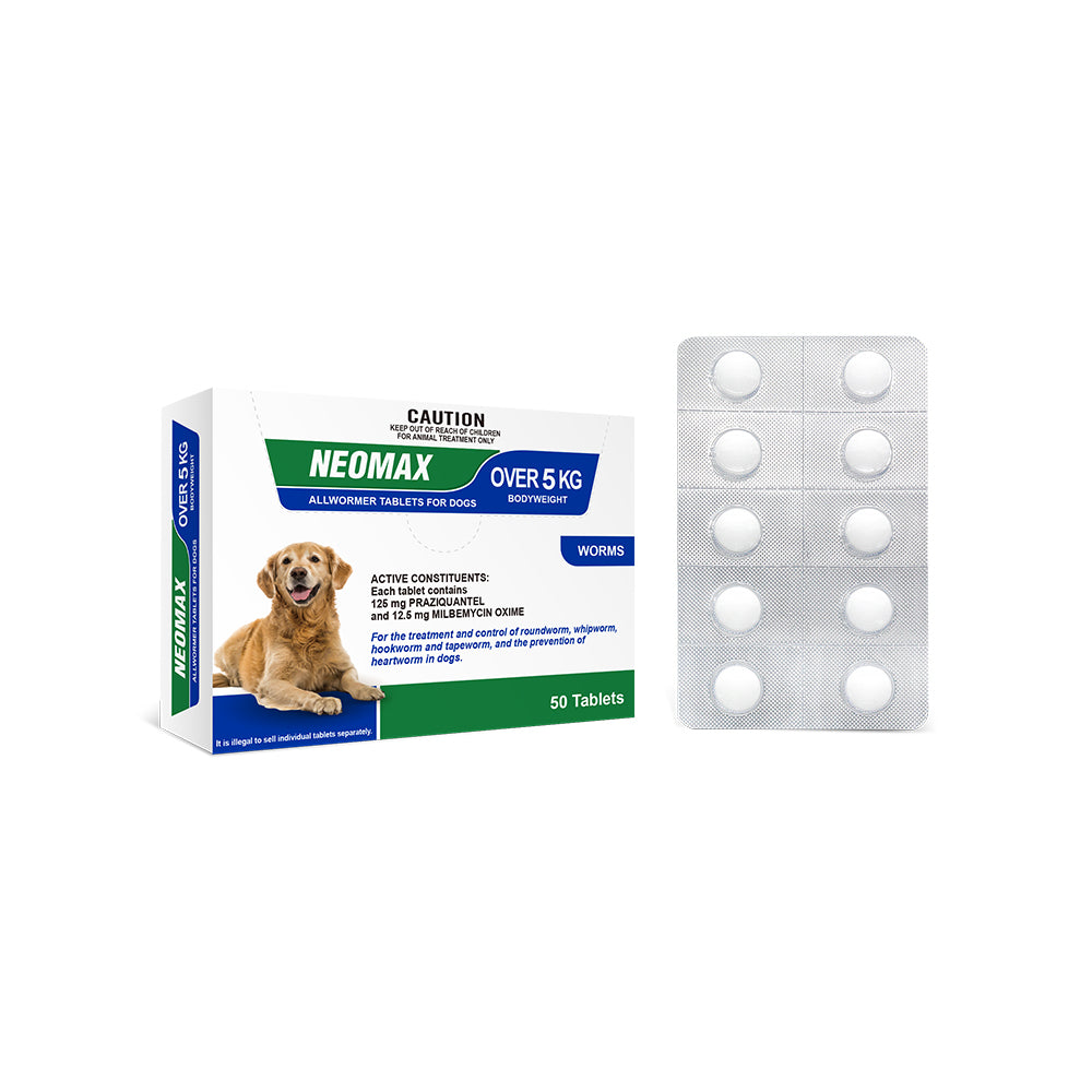 NEOMAX Allwormer Talets For Dogs Over 5kg