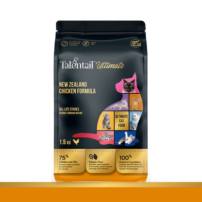 TALENTAIL Ultimate New Zealand Chicken Cat Food for All Life Stages