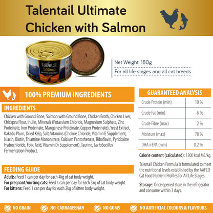 TALENTAIL Ultimate Canned Chicken Cat Food