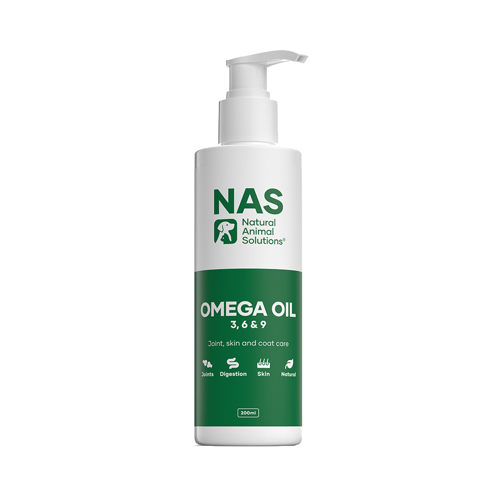 NATURAL ANIMAL SOLUTIONS Omega 3 6 & 9 Oil For Dogs & Cats 200ml