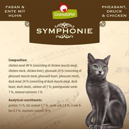 GRANATAPET Symphonie No. 8 Pheasant & Duck With Chicken Cat Wet Food