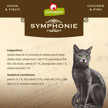 GRANATAPET Symphonie No. 7 Chicken & Fish Cat Wet Food