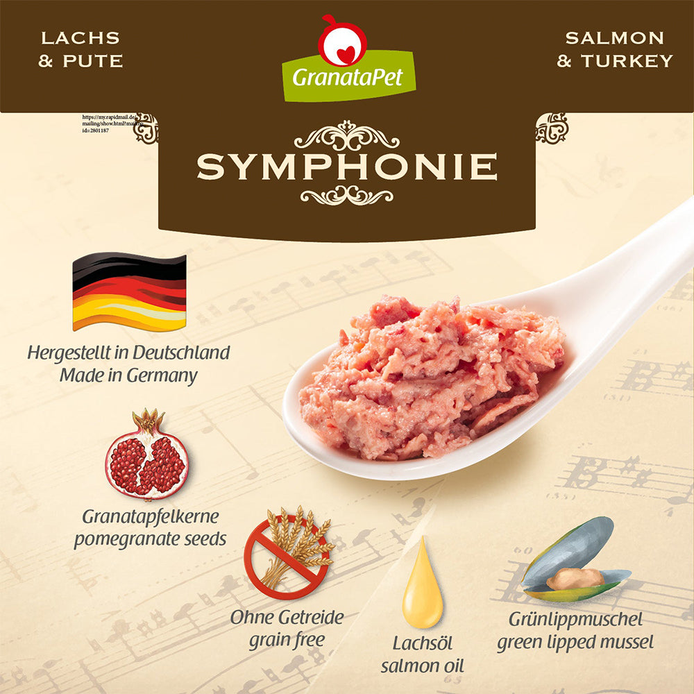 GRANATAPET Symphonie No. 4 Salmon & Turkey Cat Wet Food