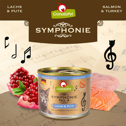 GRANATAPET Symphonie No. 4 Salmon & Turkey Cat Wet Food