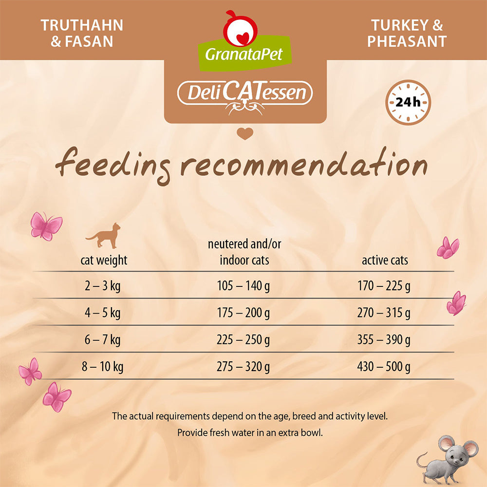 GRANATAPET Delicatessen Turkey & Pheasant Cat Wet Food