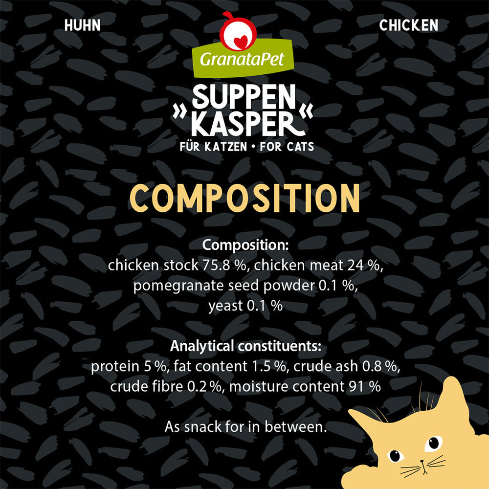 GRANATAPET Suppenkasper Chicken Pur Cat Wet Food Petso Au