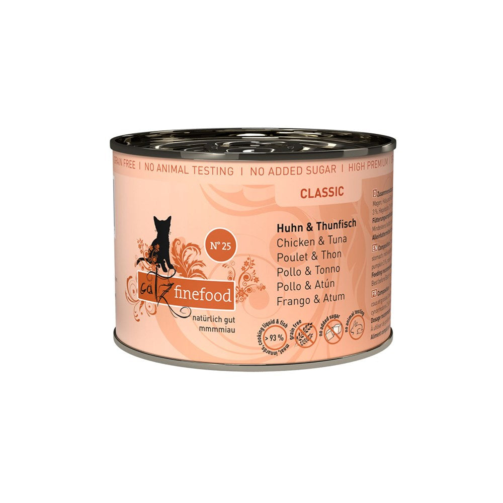 CATZ FINEFOOD Classic No.25 Chicken & Tuna Cat Food