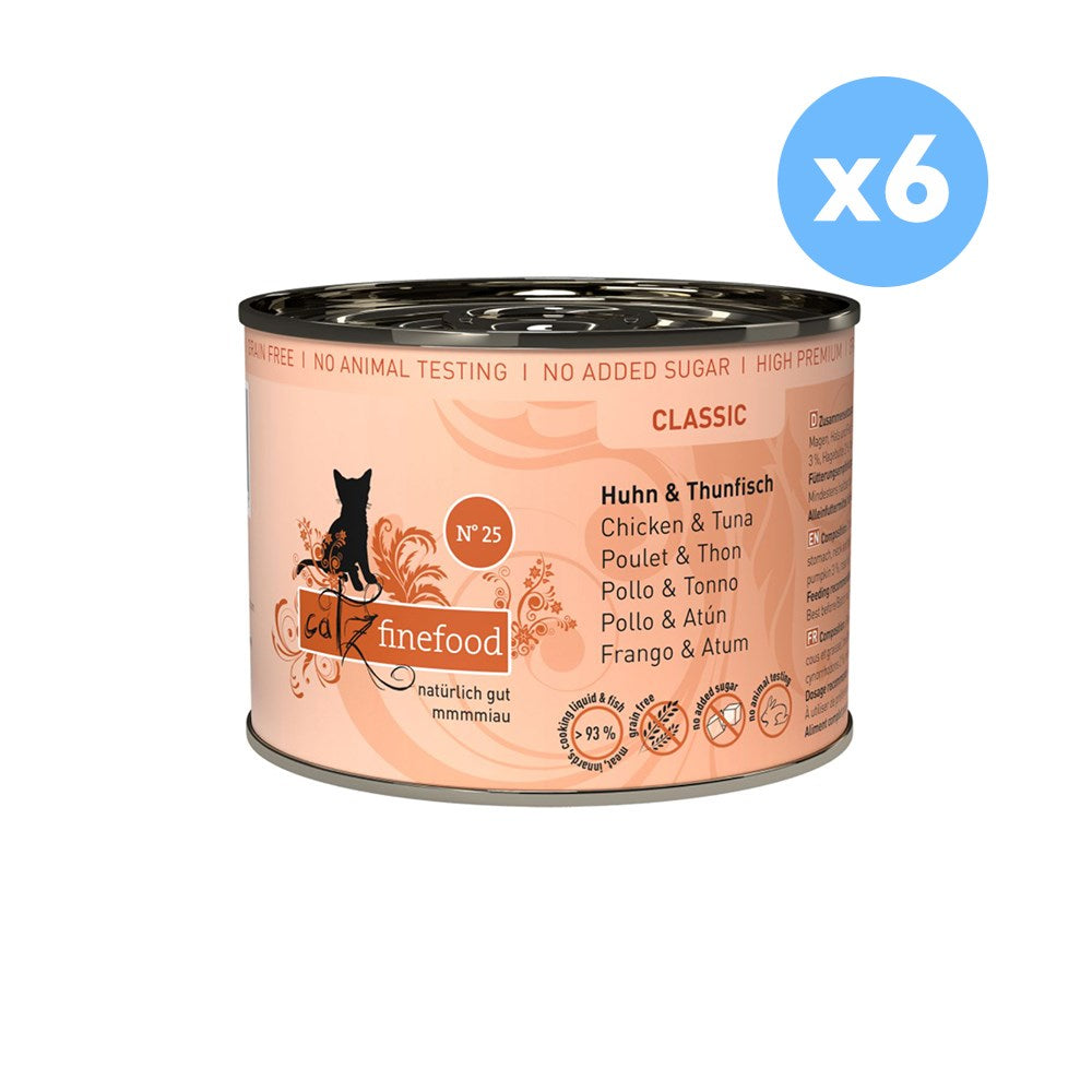 CATZ FINEFOOD Classic No.25 Chicken & Tuna Cat Food