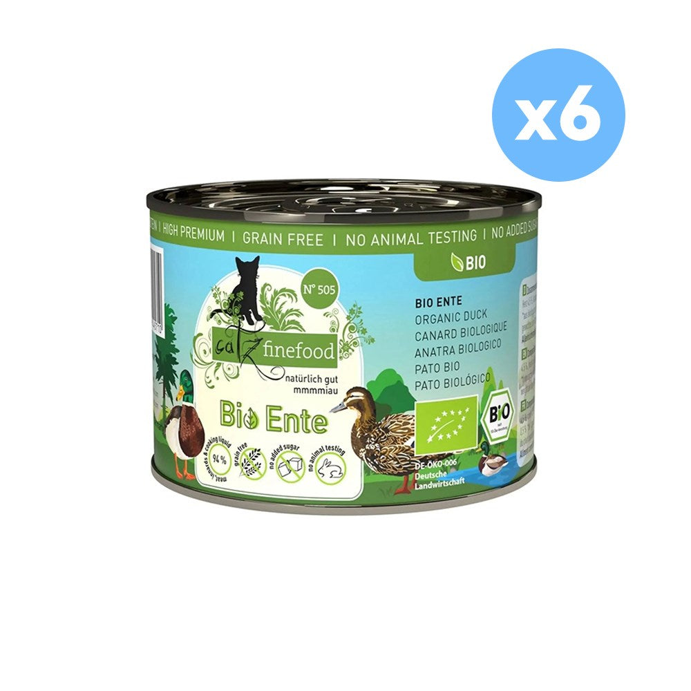 CATZ FINEFOOD Bio No.505 Organic Duck Cat Food