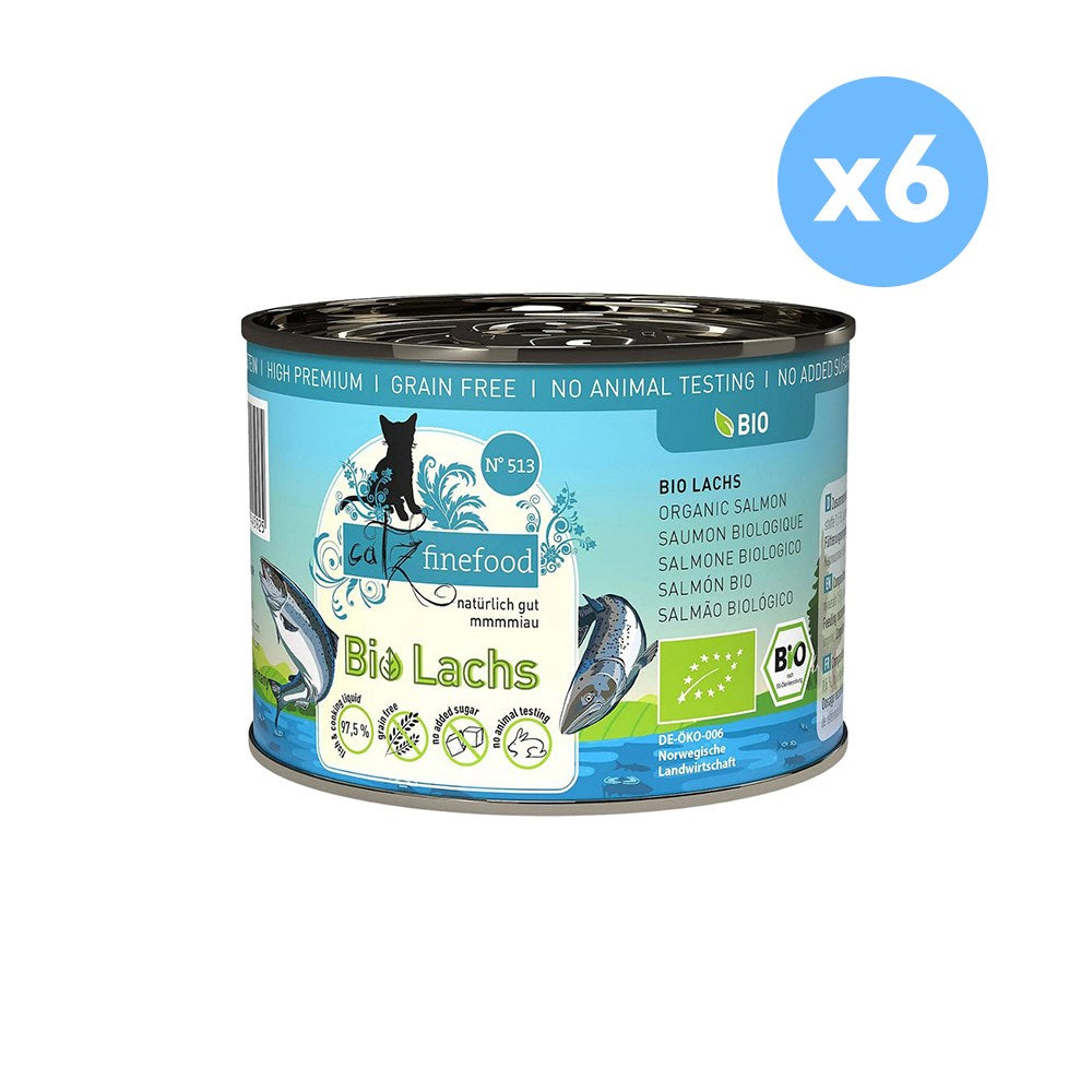 CATZ FINEFOOD Bio No.513 Organic Salmon Cat Food