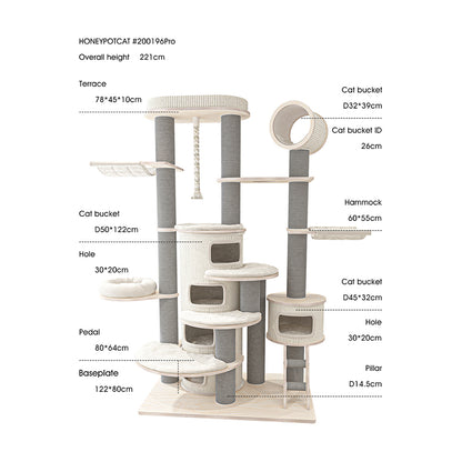 HONEYPOTCAT Prestige Wood Cat Furniture