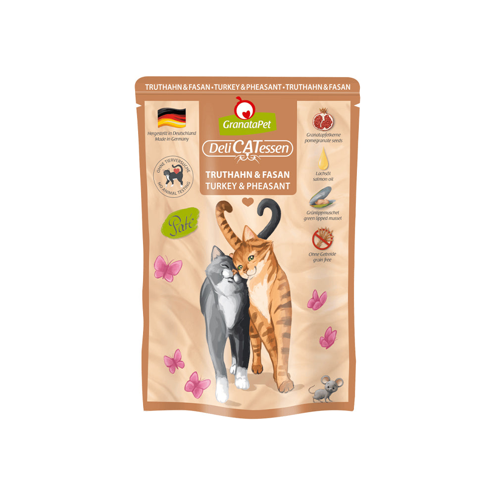 GRANATAPET Delicatessen Turkey & Pheasant Cat Wet Food