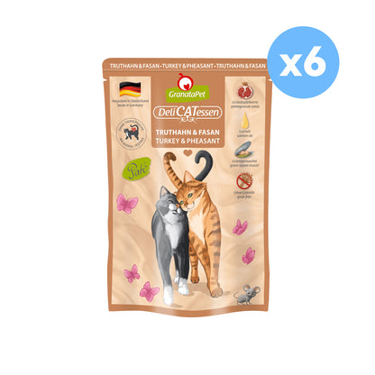 GRANATAPET Delicatessen Turkey & Pheasant Cat Wet Food