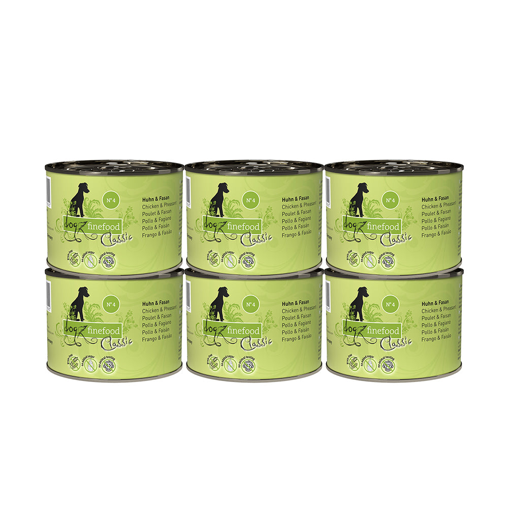 DOGZ FINEFOOD Classic No.4 Chicken & Pheasant