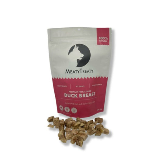 MEATY TREATY Freeze Dried Duck Breast Pet Treats 50g