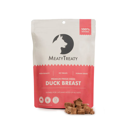 MEATY TREATY Freeze Dried Duck Breast Pet Treats 50g