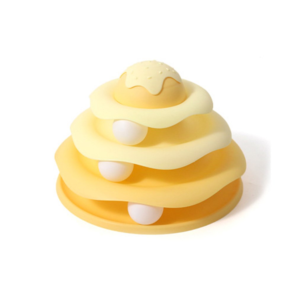 Ice Cream Cat Turntable Toy With Balls