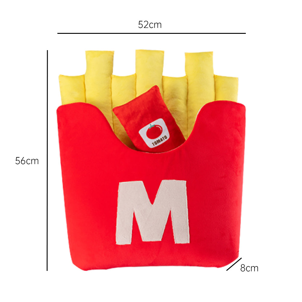 Detachable And Washable Cartoon French Fries Pet Nest