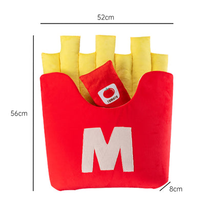 Detachable And Washable Cartoon French Fries Pet Nest