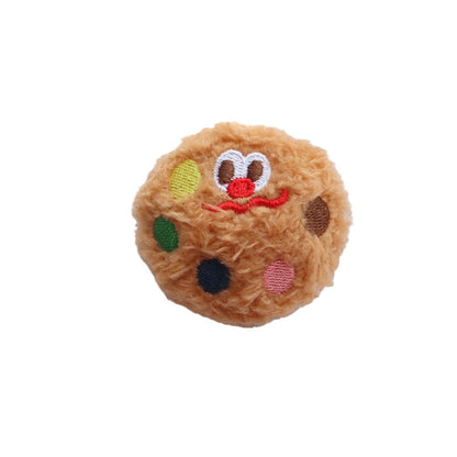 Cartoon Cookie Cat Chew Plush Toy