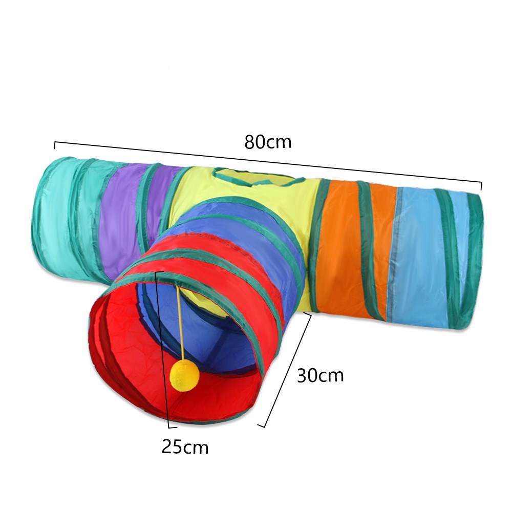 Rainbow Cat Tunnel Toy