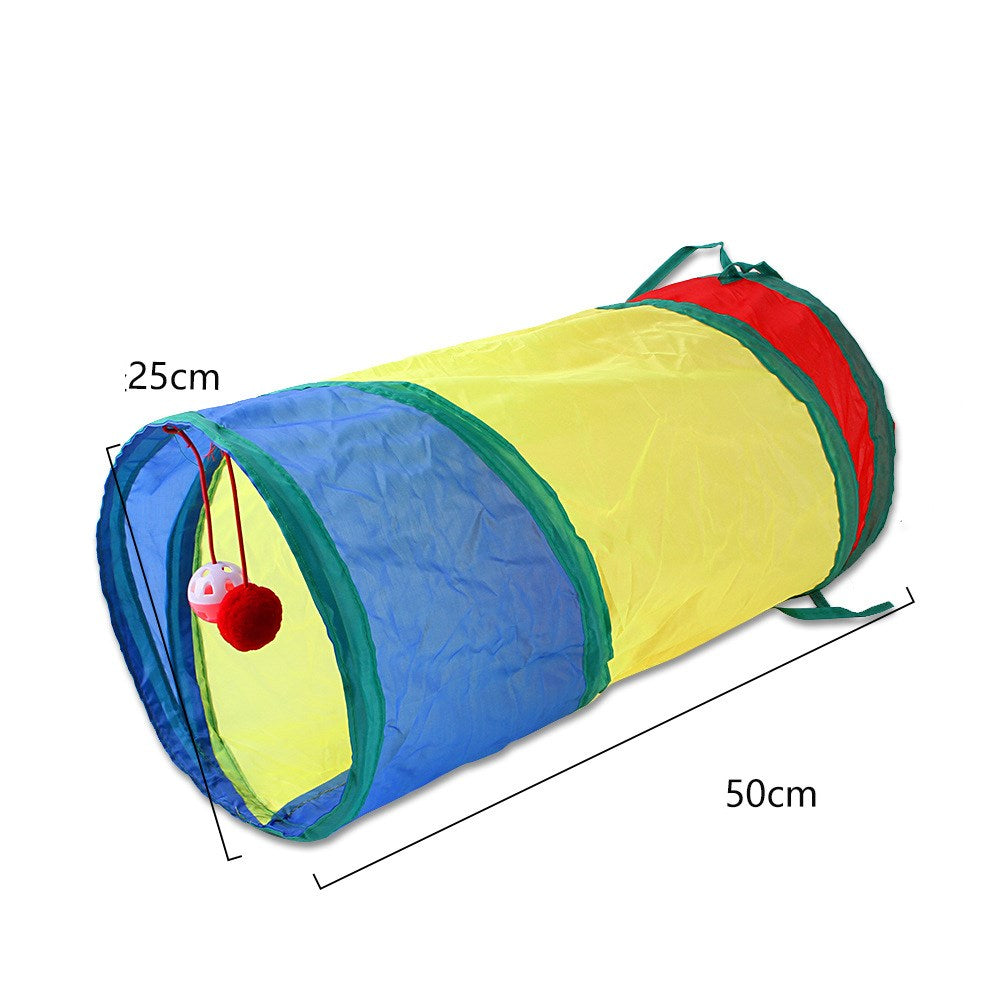 Rainbow Cat Tunnel Toy