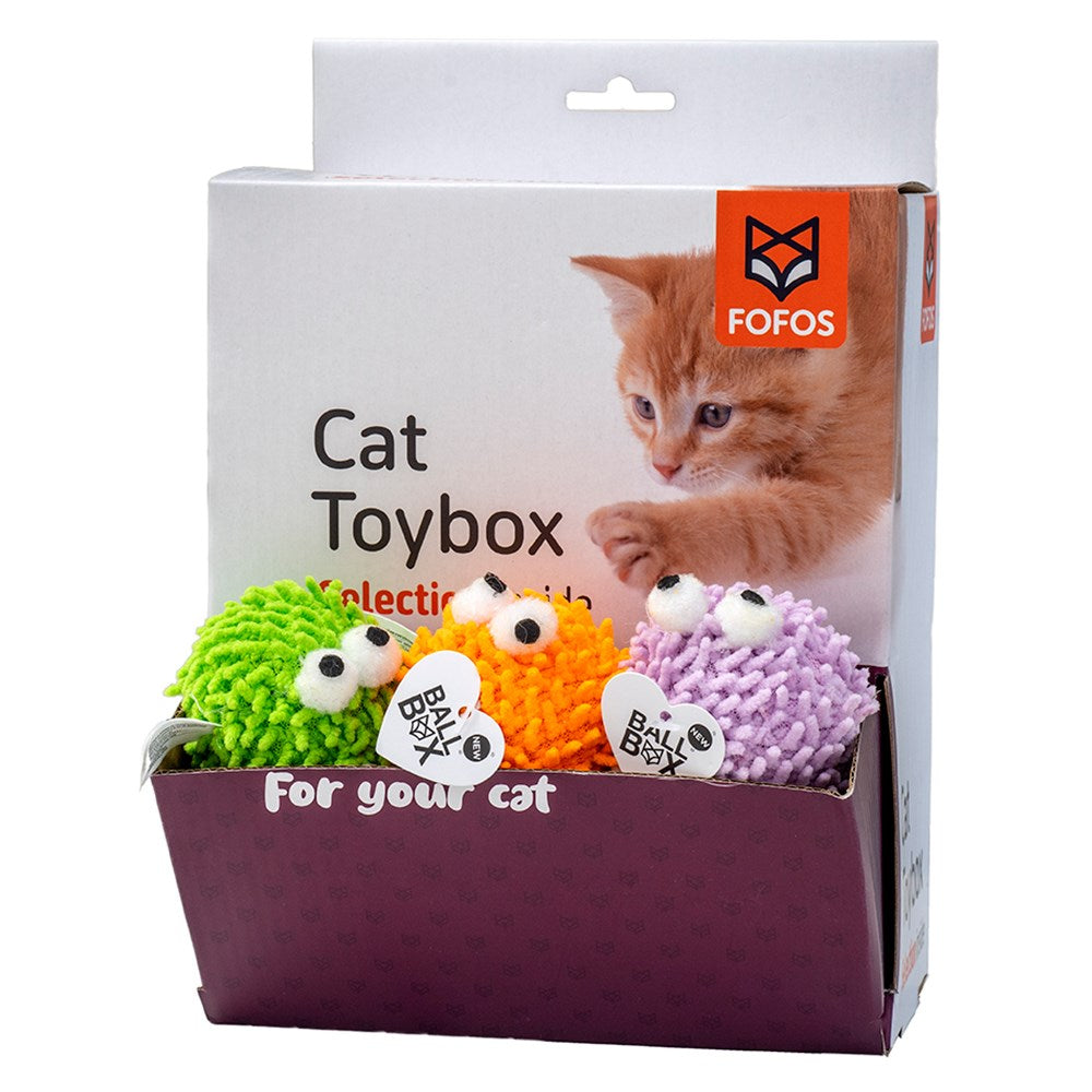 FOFOS Geek Ball Cat Toy 1pc - Random Color