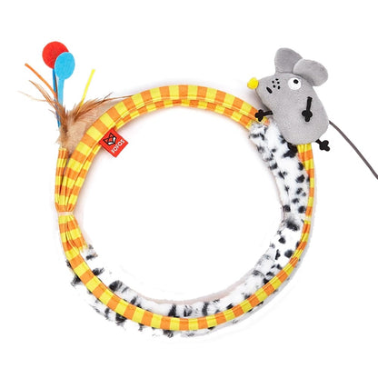 FOFOS Safari Spiral Tunnel Cat Toy