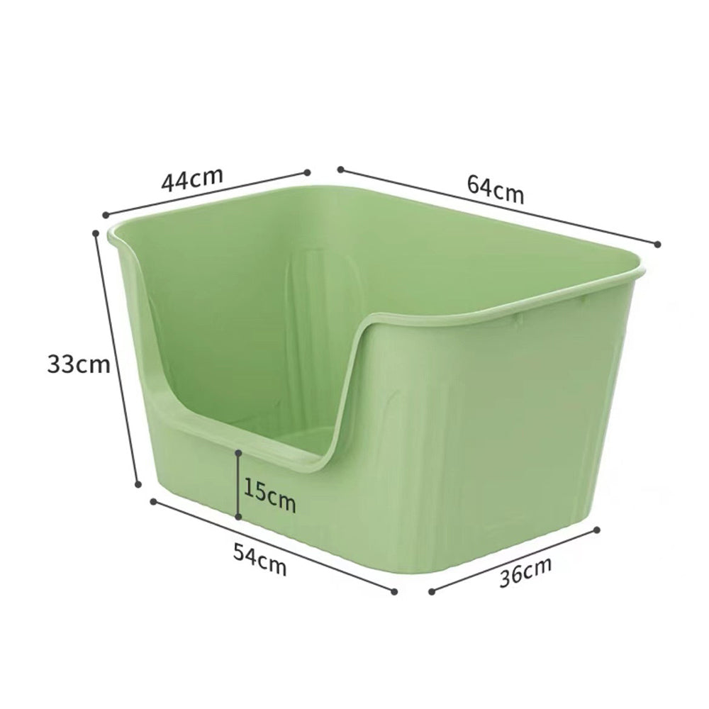 Extra-Large Anti-splash Cat Litter Box - 64x44x33cm