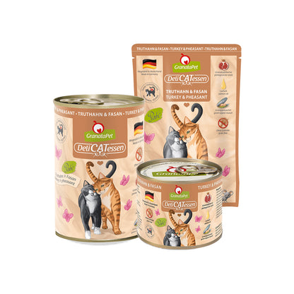 GRANATAPET Delicatessen Turkey & Pheasant Cat Wet Food