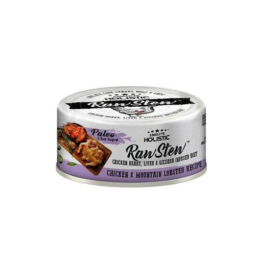 ABSOLUTE HOLISTIC Raw Stew Chicken & Lobster Wet Canned Cat & Dog Food