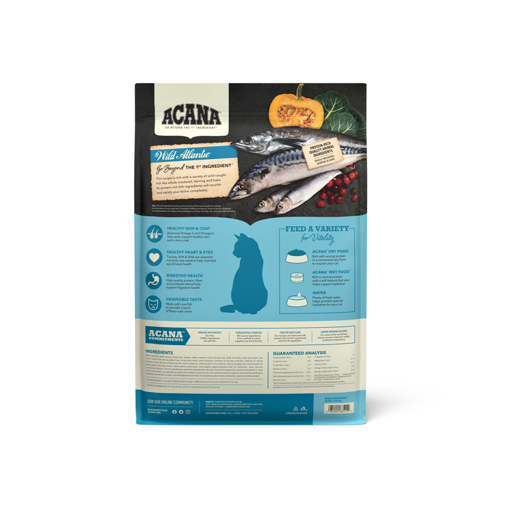 Acana Wild Atlantic Cat 4.5kg Dry Cat Food Petso Au