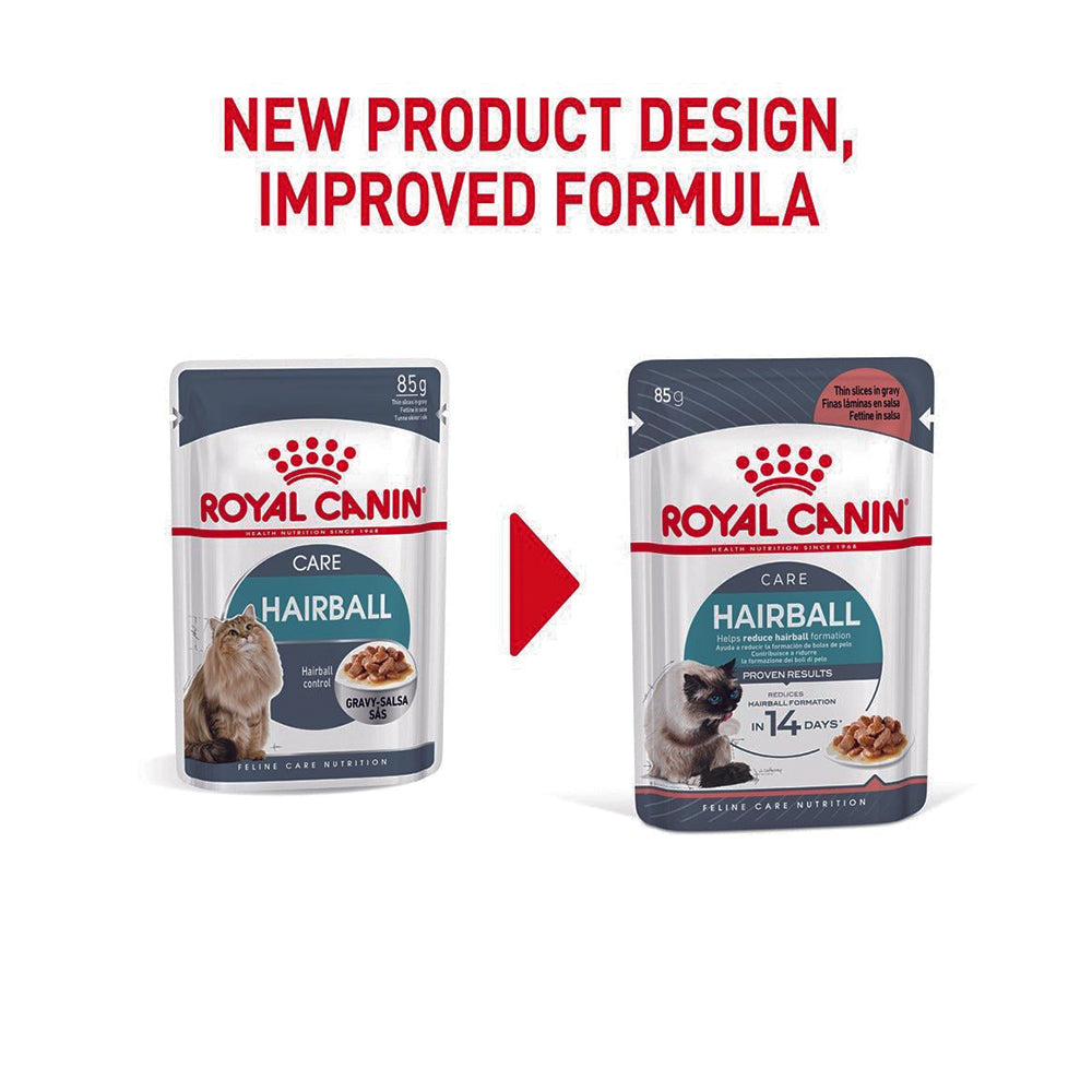 ROYAL CANIN Hairball Care Gravy Wet 12 x 85G l Cat Food l Petso AU