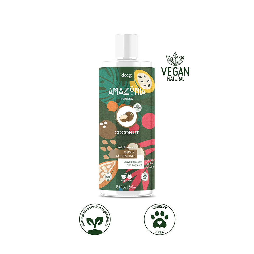 AMAZONIA Senses Coconut Shampoo For Cats & Dogs 500ml