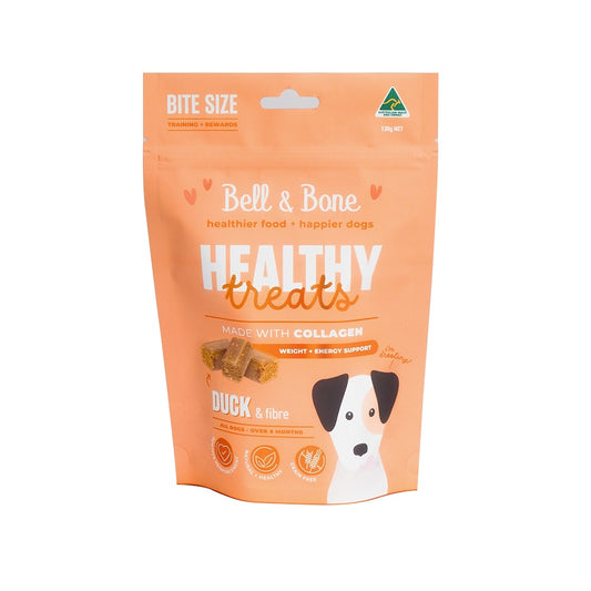 BELL & BONE  Duck & Fibre For Weight & Energy Support Healthy Dog Treats 130g