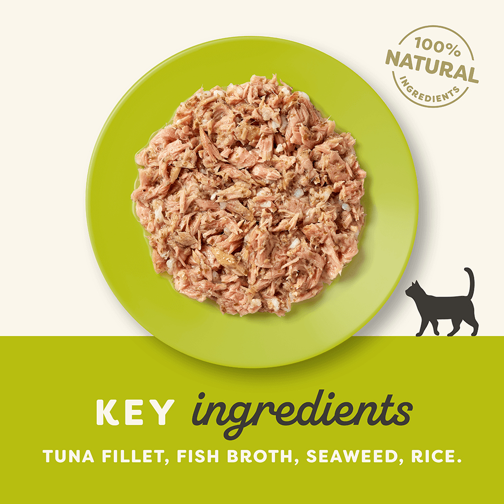 APPLAWS Tuna with Seaweed Broth & Stew Cat Food for Adult Cat 70g