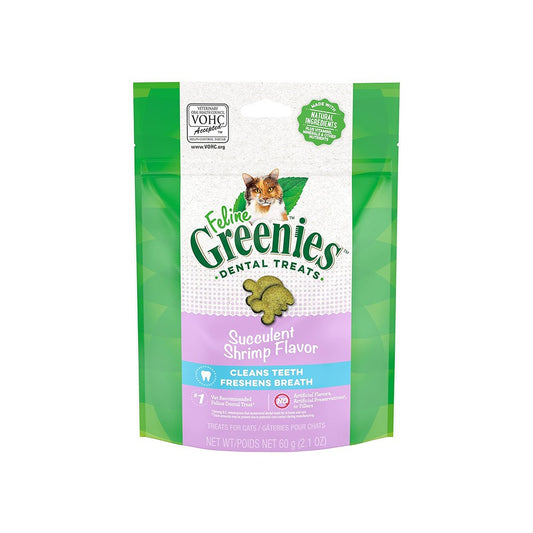 GREENIES Dental Succulent Shrimp Flavored Cat Treats 60g