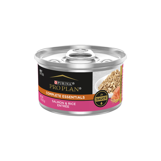 PRO PLAN Salmon & Rice Entrée In Sauce Wet Cat Food 85g