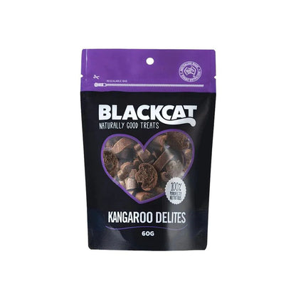 BLACKCAT Kangaroo Delites Dry Cat Treats 60g