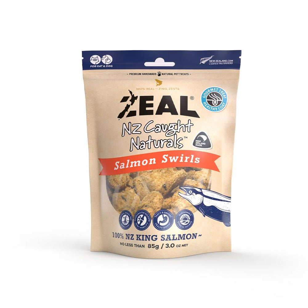 ZEAL Salmon Swirls Freeze Dried Pet Treats 85g