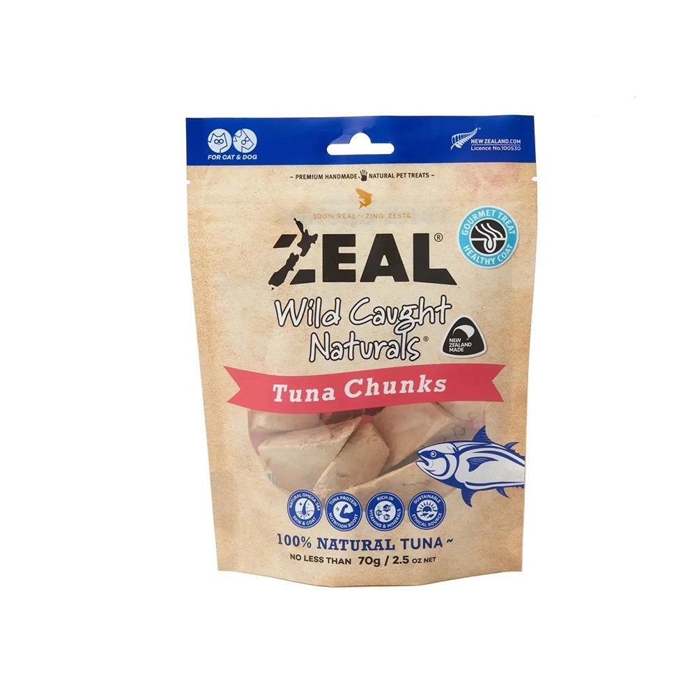 ZEAL Tuna Chunks Freeze Dried Pet Treats 70g