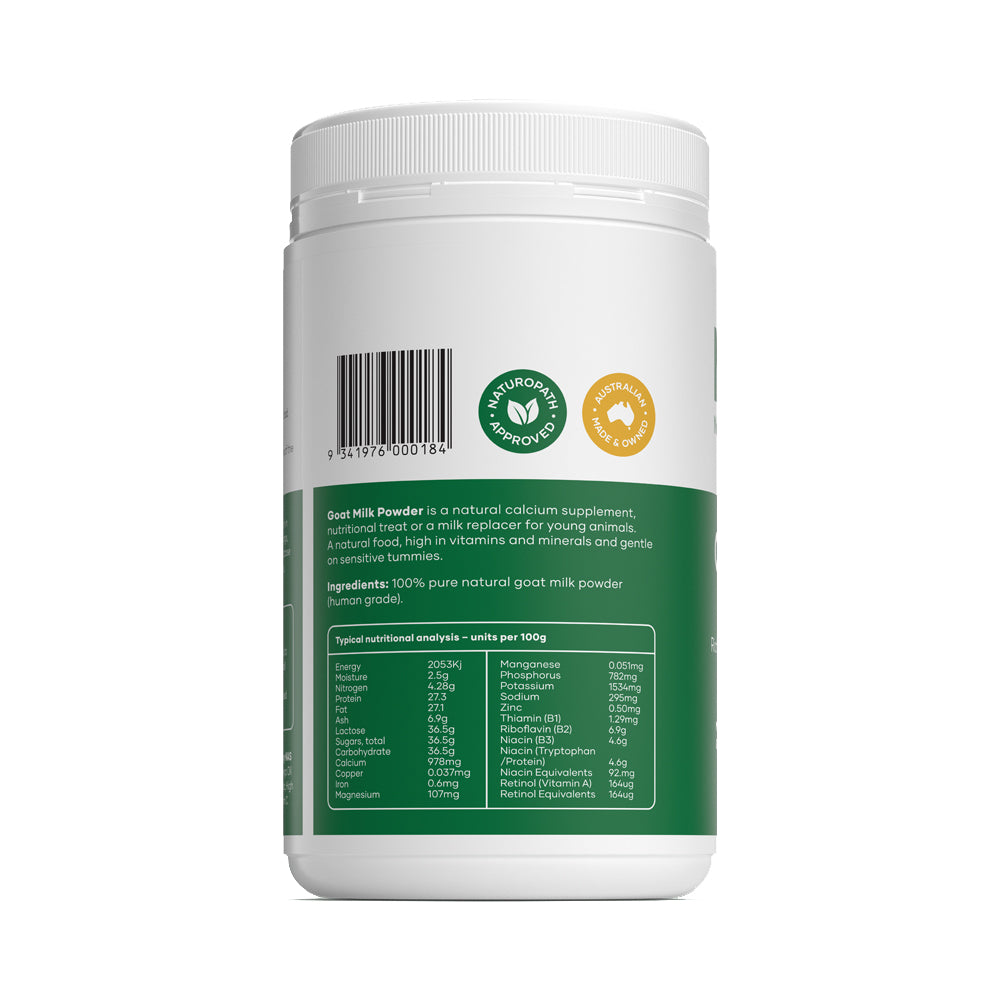 NATURAL ANIMAL SOLUTIONS Goat Milk Powder 400g