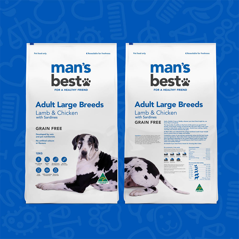 Best large breed dog food with grain best sale