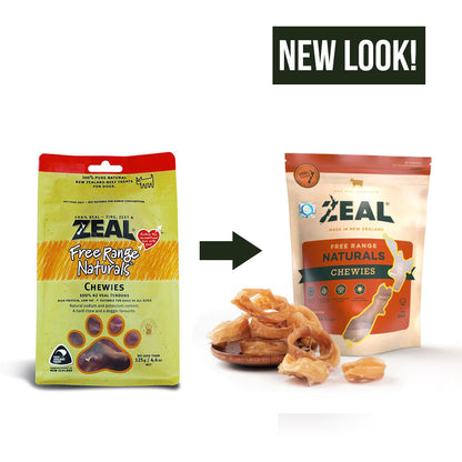 ZEAL Chewies Natural Pet Treats 125g