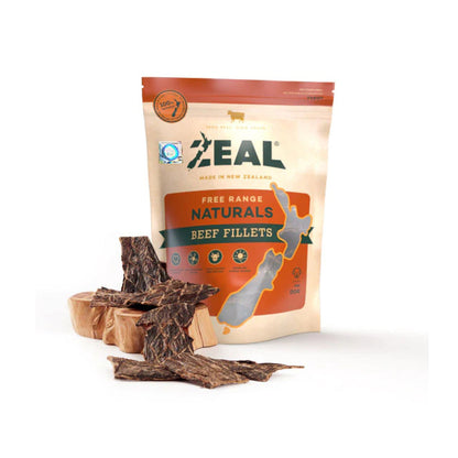 ZEAL Beef Fillets Natural Pet Treats 125g